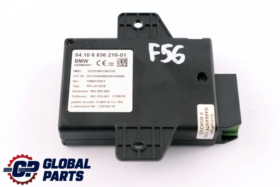  Telematik-Steuergerät Mini F54 F55 F56 F57 F60 Modul 8410 - SKU 6836210 - Teilenummer 6836210