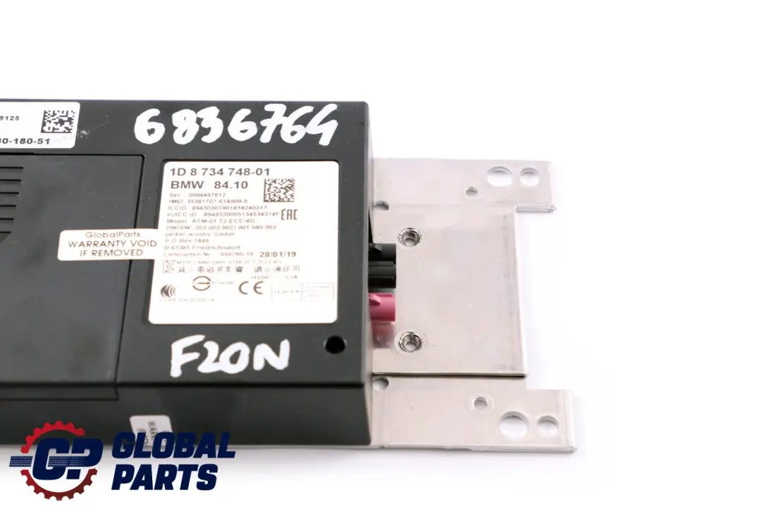 BMW F20 F31 LCI Module de l'unité de contrôle télématique ATM ECE 4G - SKU 6836764 - Numéro de pièce 8734748