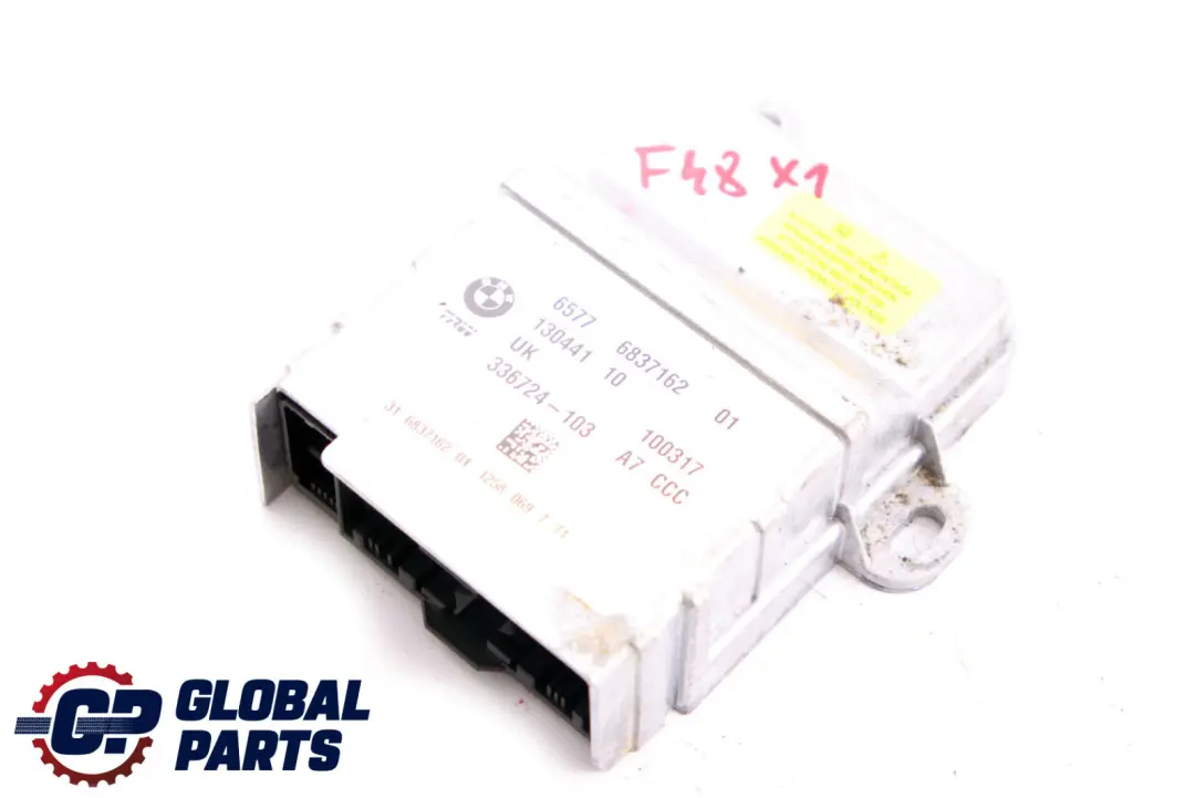 Airbag Control Unit Module ECU to BMW 2 X1 Series F45 F46 F48 with Part number 6837162 BMW 2 X1 Series F45 F46 F48 Airbag Control Unit Module ECU - SKU 6837162 - Part number 6837162