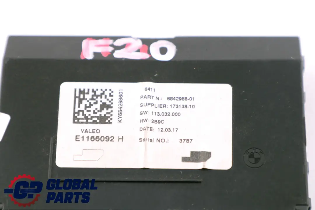 BMW 1 3 Series F20 F21 F30 F31 F32 Control Unit Module Air Conditioning - SKU 6840451 - Part number 7951288