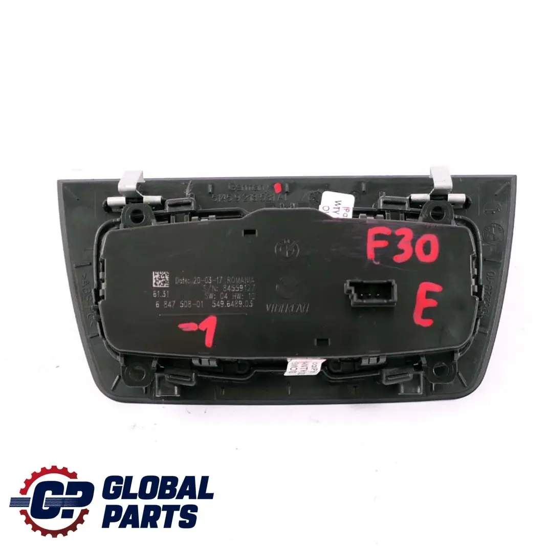 BMW 1 3 4 Series F20 F21 F30 F82 M4 1 Headlight Control Element Light Switch - SKU 6847508-1 - Part number 6847508
