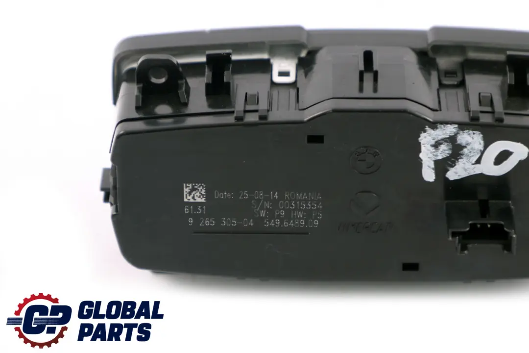  Headlight Switch BMW F20 F30 F31 LCI F32 Light Control Panel - SKU 6847514 - Part number 9265305