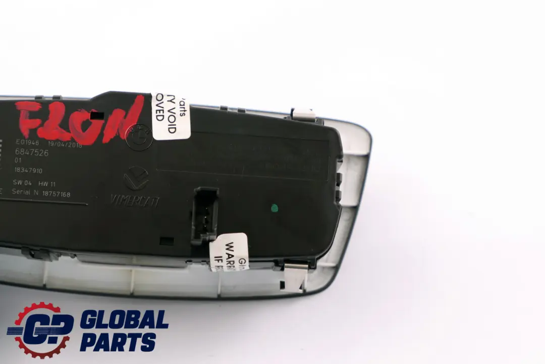  Headlight Switch BMW F20 F21 F22 LCI Control Element Light Switch - SKU 6847526 - Part number 6847526