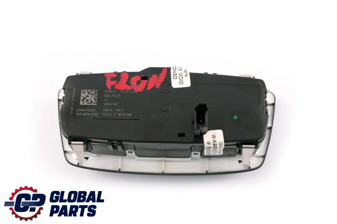 Headlight Switch BMW F20 F21 F22 LCI Control Element Light Switch - SKU 6847526 - Part number 6847526
