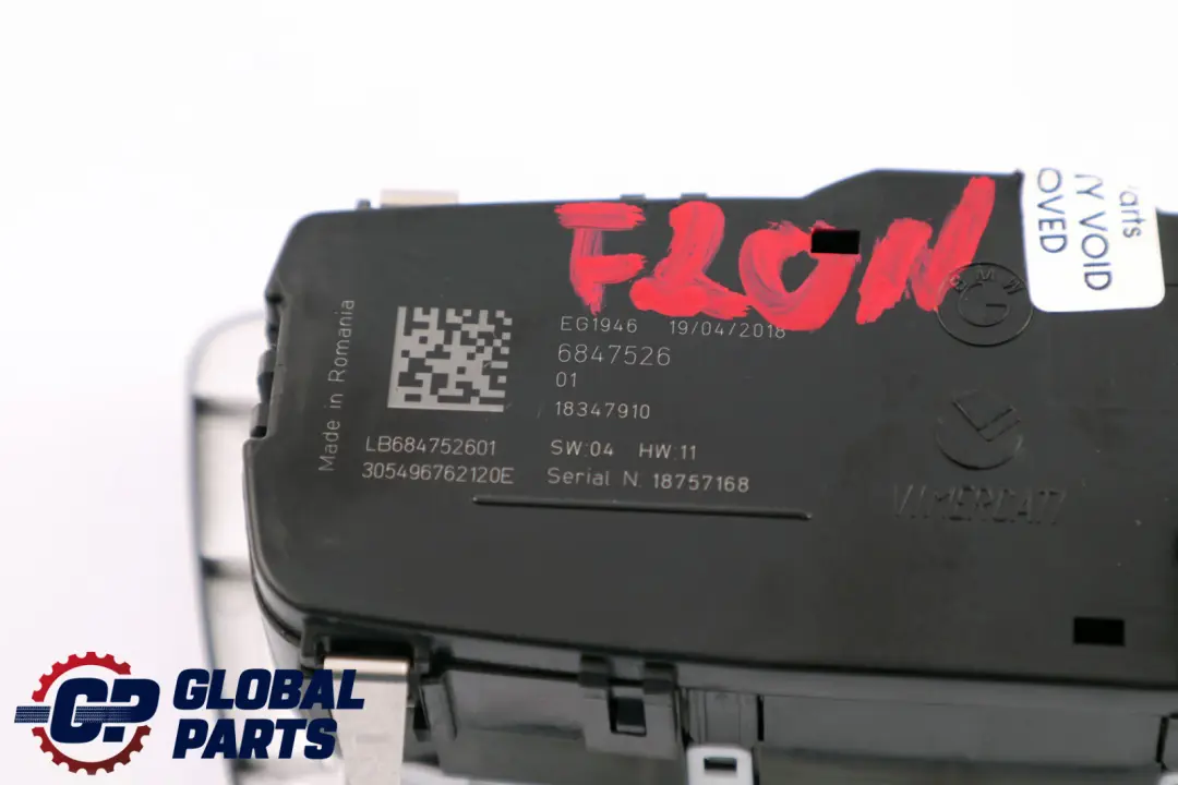 BMW F20 F21 F22 LCI Włącznik Przełącznik Świateł - SKU 6847526 - Numer Części 6847526