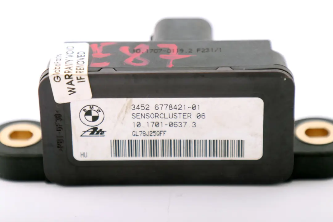 Reihe E81 E87 E88 E90 E91 E92 LCI Drehratensensor 6778421 für BMW 1 3 mit Teilenummer 6850374 BMW 1 3 Reihe E81 E87 E88 E90 E91 E92 LCI Drehratensensor 6778421 - SKU 6850374 - Teilenummer 6850374