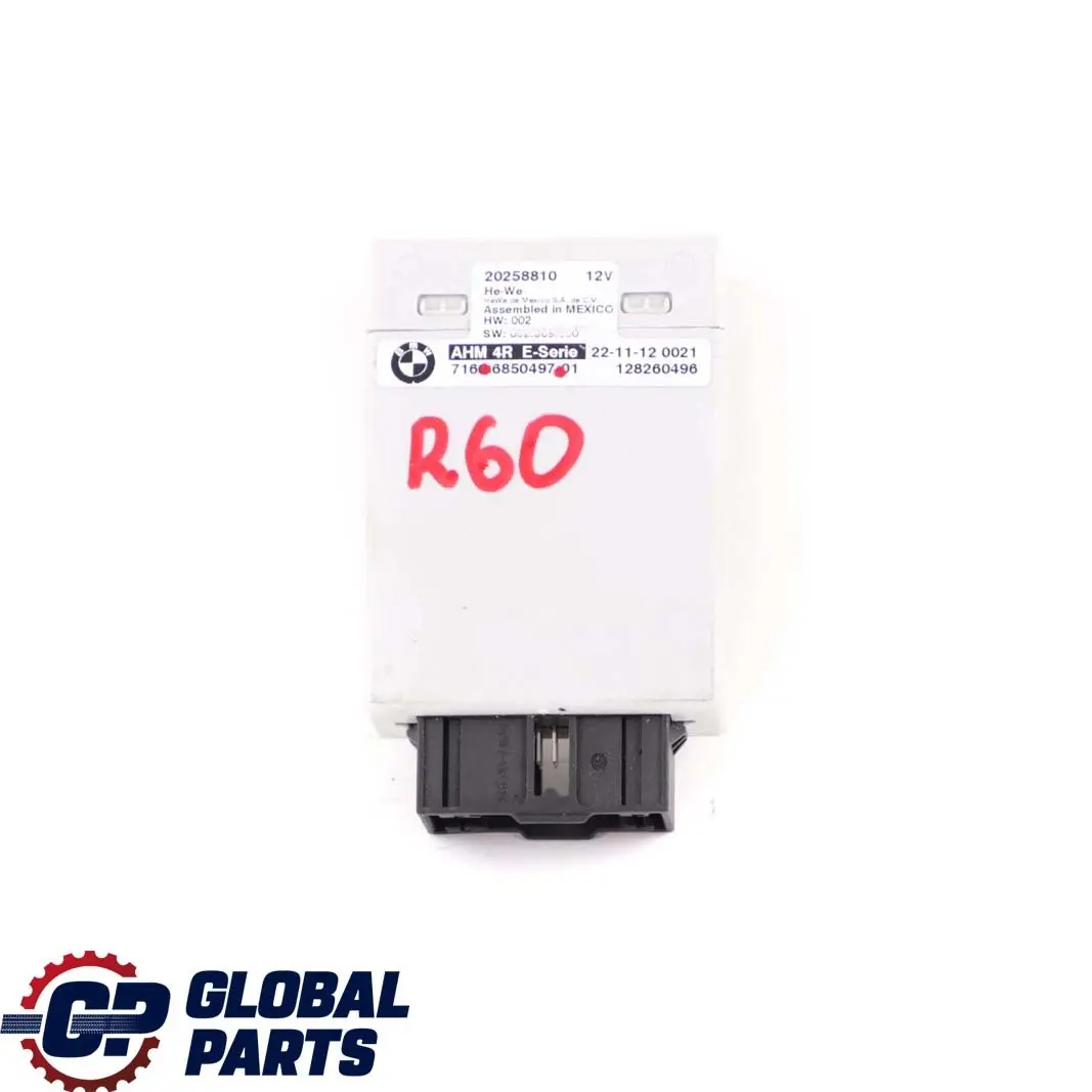 Anhänger Kupplungs Steuergerät Modul AHM 4R für BMW E60 E61 E65 E87 E90 mit Teilenummer 6850497 BMW E60 E61 E65 E87 E90 Anhänger Kupplungs Steuergerät Modul AHM 4R - SKU 6850497 - Teilenummer 6850497