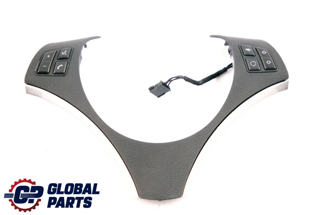 Embellecedor Interruptor Multifunción Volante Cromo para BMW E81 E87 E90 E91 con número de pieza 6850544 BMW E81 E87 E90 E91 Embellecedor Interruptor Multifunción Volante Cromo - SKU 6850544 - Número de pieza 6850544