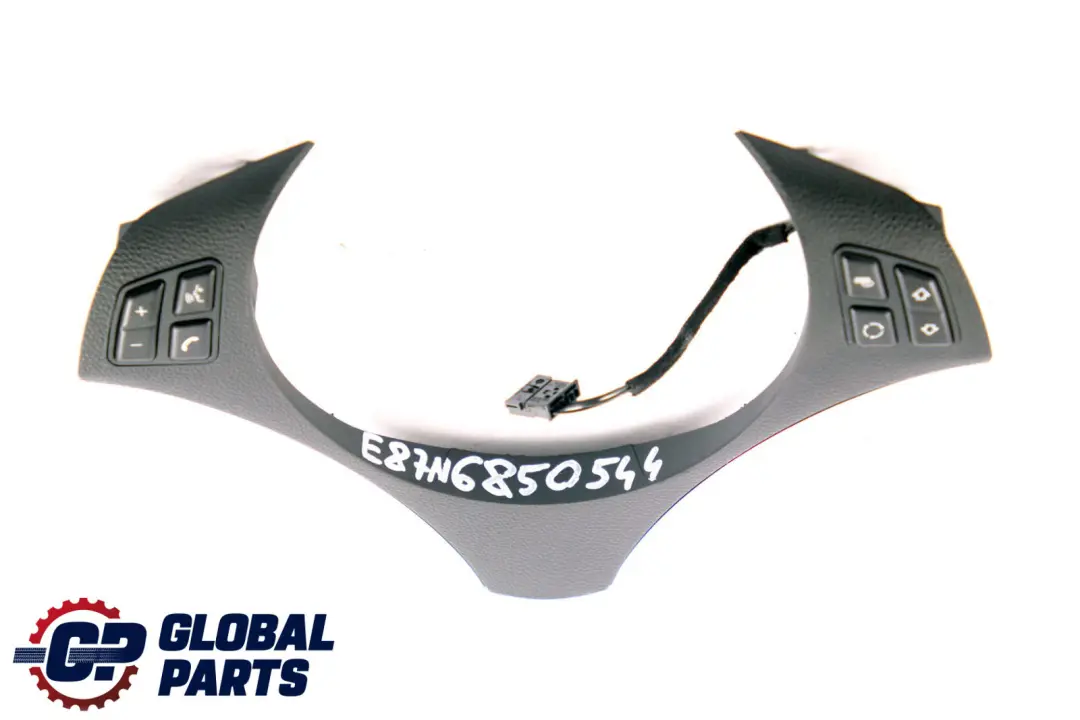 BMW E81 E87 E90 Volant Chromé Avec Interrupteur Multifonctionnel De Garniture - SKU 6850544 - Numéro de pièce 6850544