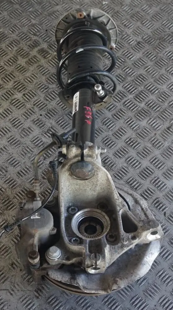 B38 116hp Front Right O/S Leg Brake Suspension Hub to BMW Mini Cooper D F56 with Part number 6852412 BMW Mini Cooper D F56 B38 116hp Front Right O/S Leg Brake Suspension Hub - SKU 6852412-1 - Part number 6852412