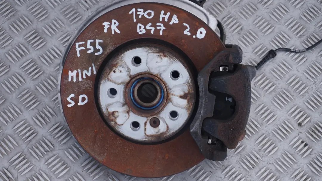 B47 Front Right O/S Spring Strut Leg Brake Suspension to BMW Mini F55 Cooper SD with Part number 6852418 BMW Mini F55 Cooper SD B47 Front Right O/S Spring Strut Leg Brake Suspension - SKU 6852418 - Part number 6852418