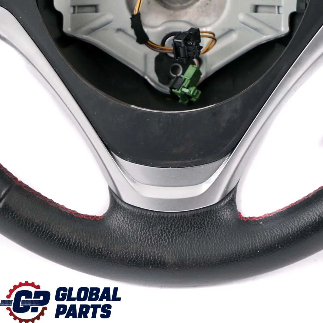 Leather Steering Wheel Red Threads Multifunction 6853135 to BMW X1 E84 Sport Black with Part number 6853146 BMW X1 E84 Sport Black Leather Steering Wheel Red Threads Multifunction 6853135 - SKU 6853146 - Part number 6853146