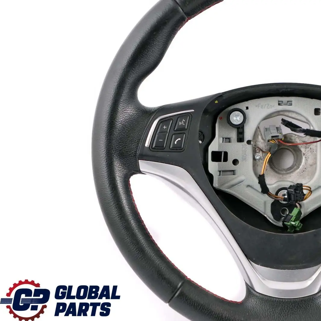 Leather Steering Wheel Red Threads Multifunction 6853135 to BMW X1 E84 Sport Black with Part number 6853146 BMW X1 E84 Sport Black Leather Steering Wheel Red Threads Multifunction 6853135 - SKU 6853146 - Part number 6853146