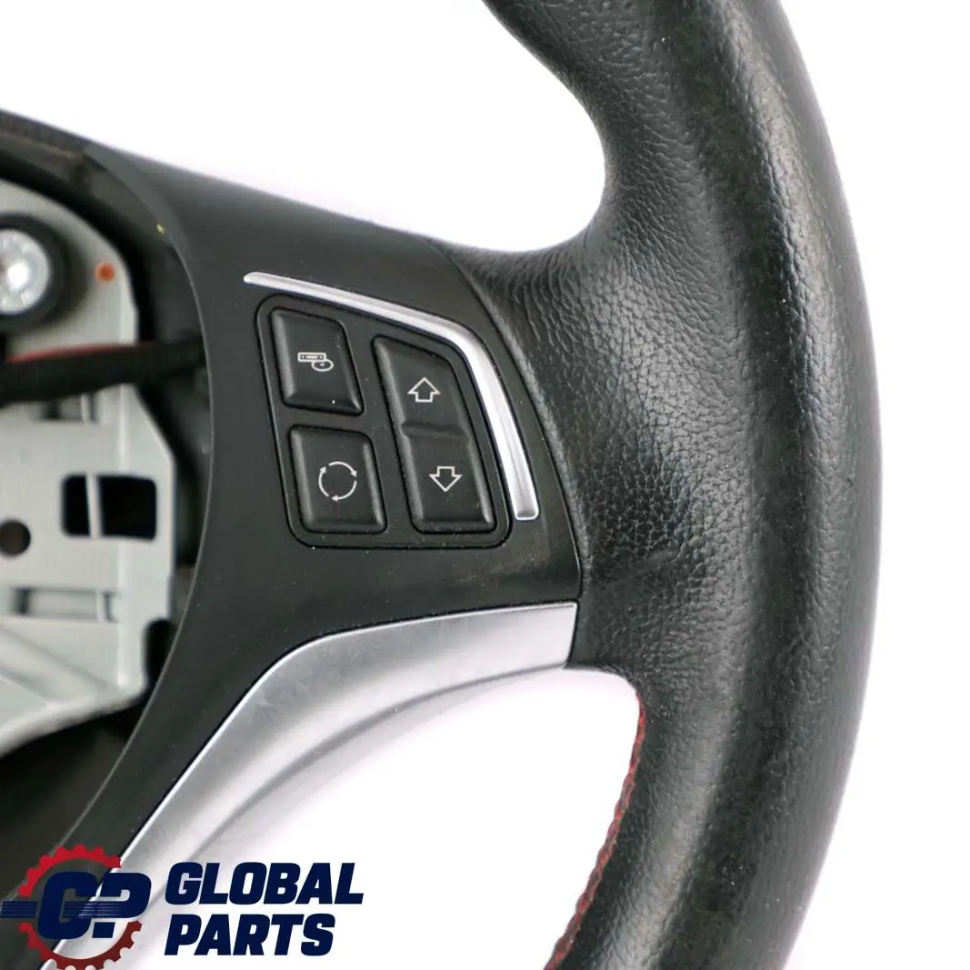 Leather Steering Wheel Red Threads Multifunction 6853135 to BMW X1 E84 Sport Black with Part number 6853146 BMW X1 E84 Sport Black Leather Steering Wheel Red Threads Multifunction 6853135 - SKU 6853146 - Part number 6853146
