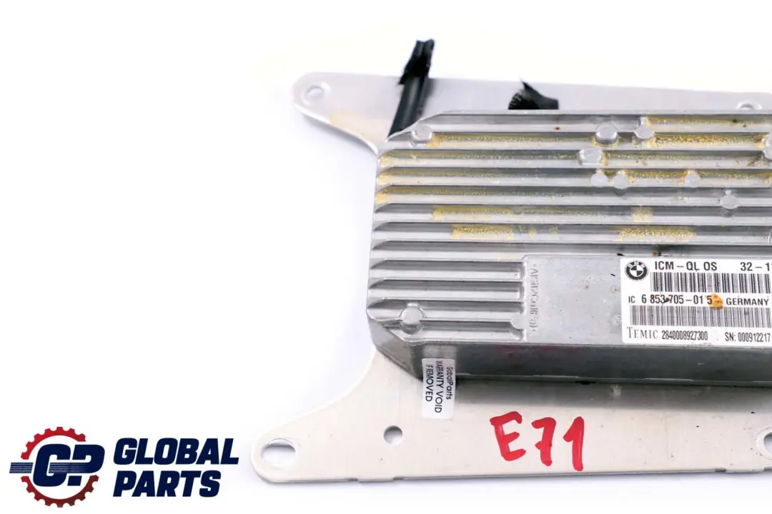 ICM Unidad de Control de Gestión Integrada del Chasis Frenos para BMW X6 E71 con número de pieza 6853705 BMW X6 E71 ICM Unidad de Control de Gestión Integrada del Chasis Frenos - SKU 6853705 - Número de pieza 6853705