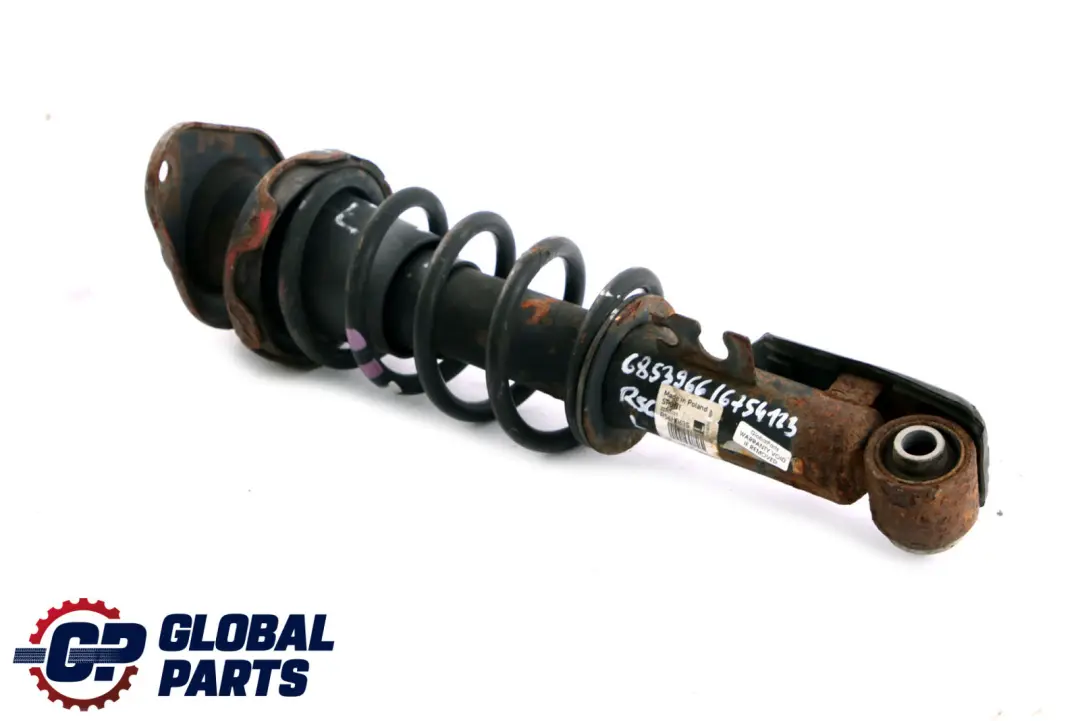 Axle Left N/S Sport Leg Brake Suspension Hub Spring Strut to BMW Mini R56 Rear with Part number 6853966 BMW Mini R56 Rear Axle Left N/S Sport Leg Brake Suspension Hub Spring Strut - SKU 6853966/6754113 - Part number 6853966
