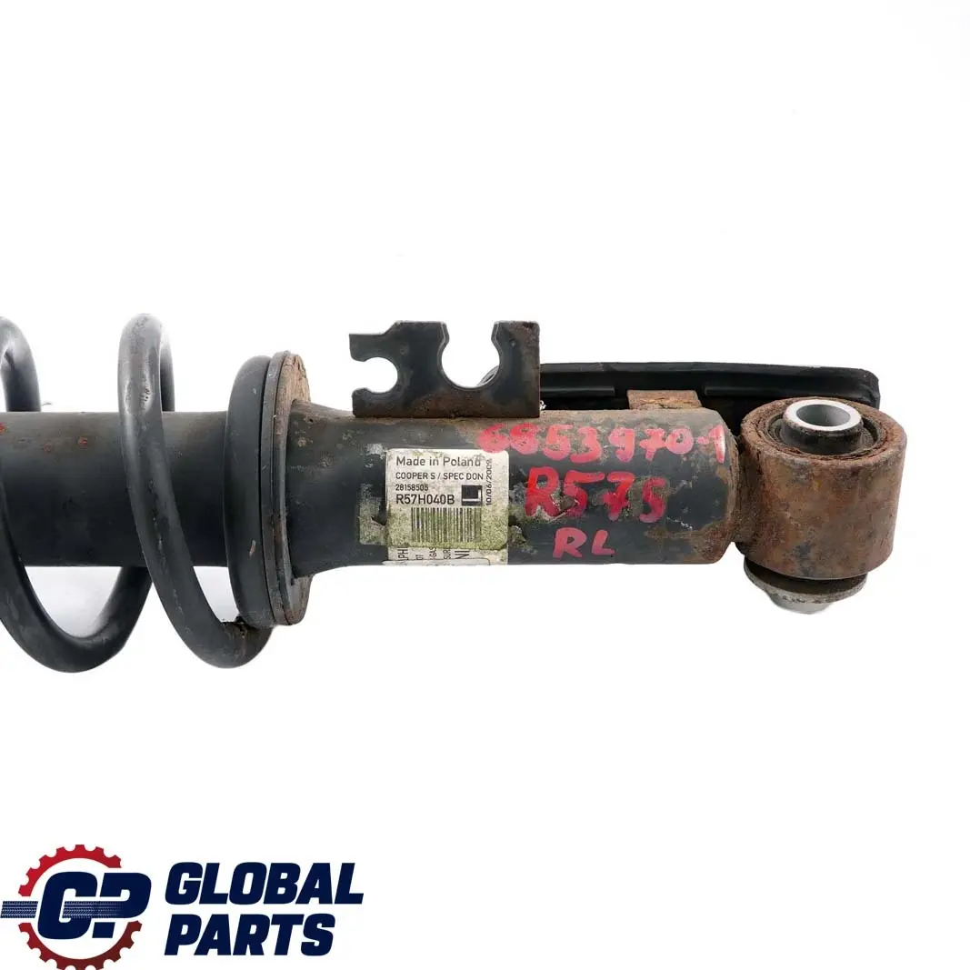Strut Amortisseurs Arriere Gauche pour Mini R57 Cabriolet à propos du numéro de pièce 6853970 Mini R57 Cabriolet Strut Amortisseurs Arriere Gauche - SKU 6853970-1 - Numéro de pièce 6853970