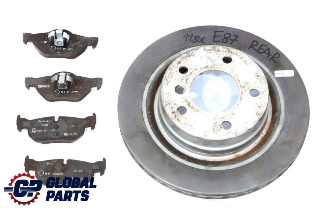 BMW 1 Series E81 E87 Front Rear Wheel Ventilated Brake Disc Pad Set - SKU 6854997 - Part number 6854997