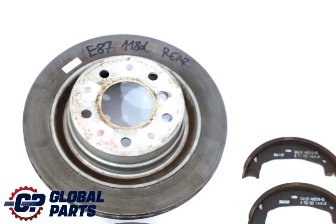 Front Rear Wheel Ventilated Brake Disc Pad Set to BMW 1 Series E81 E87 with Part number 6854997 BMW 1 Series E81 E87 Front Rear Wheel Ventilated Brake Disc Pad Set - SKU 6854997 - Part number 6854997