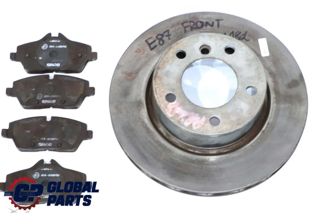 Front Rear Wheel Ventilated Brake Disc Pad Set to BMW 1 Series E81 E87 with Part number 6854997 BMW 1 Series E81 E87 Front Rear Wheel Ventilated Brake Disc Pad Set - SKU 6854997 - Part number 6854997