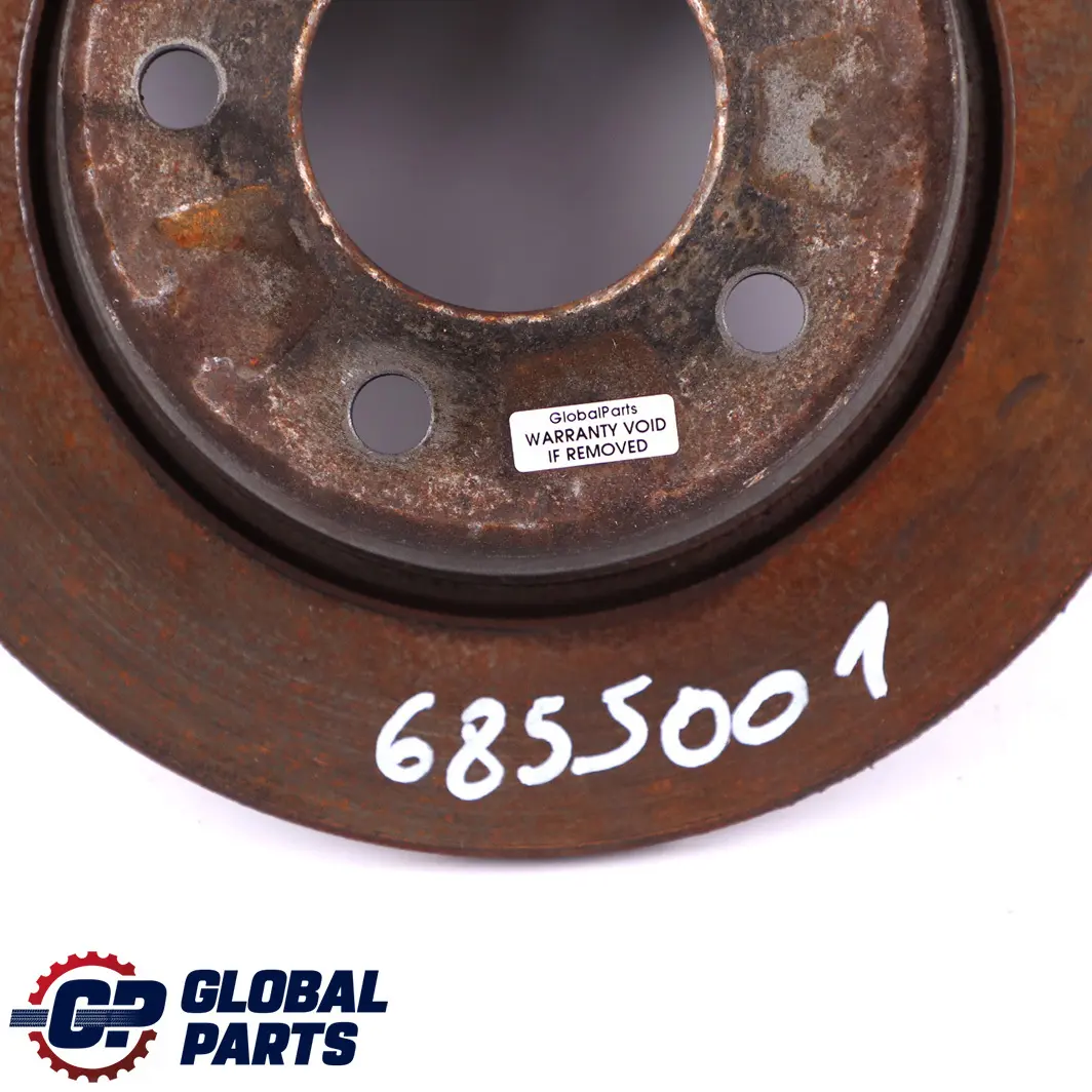BMW 1 Series E81 E87 116i 118i 118d Rear Wheel Brake Disc 280X10 - SKU 6855001-1 - Part number 6855001