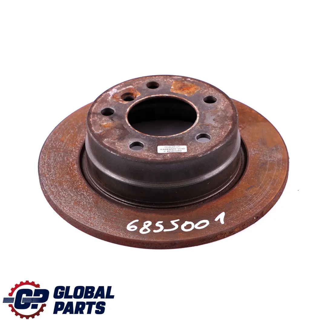 Brake Disc 280X10 to BMW 1 Series E81 E87 116i 118i 118d Rear Wheel with Part number 6855001 BMW 1 Series E81 E87 116i 118i 118d Rear Wheel Brake Disc 280X10 - SKU 6855001-1 - Part number 6855001