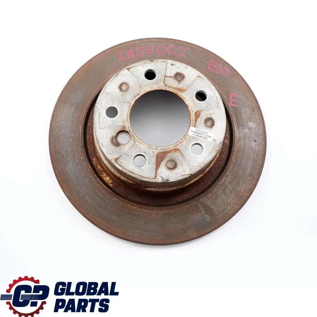 Left Right Wheel Ventilated Brake Disc 296X10,5 to BMW 1 3 E81 E87 E90 E92 Rear with Part number 6855002 BMW 1 3 E81 E87 E90 E92 Rear Left Right Wheel Ventilated Brake Disc 296X10,5 - SKU 6855002 - Part number 6855002