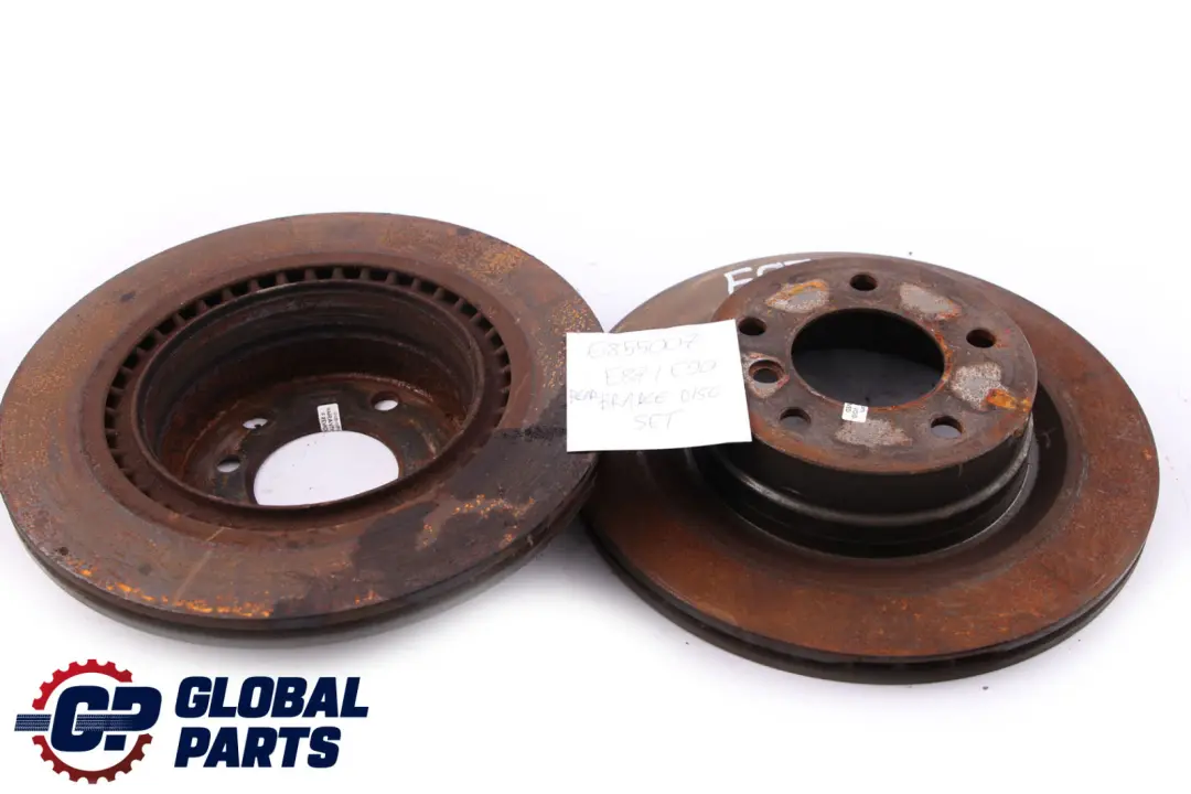 BMW 1 3 E87 E90 Rear Left Right N/O/S Wheel Ventilated Brake Disc Set 300x20 - SKU 6855007 - Part number 6855007
