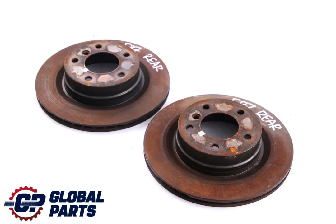 BMW E87 E90 Rueda Trasera Izquierda Derecha Juego Discos Freno Ventilados 300x20 - SKU 6855007 - Número de pieza 6855007