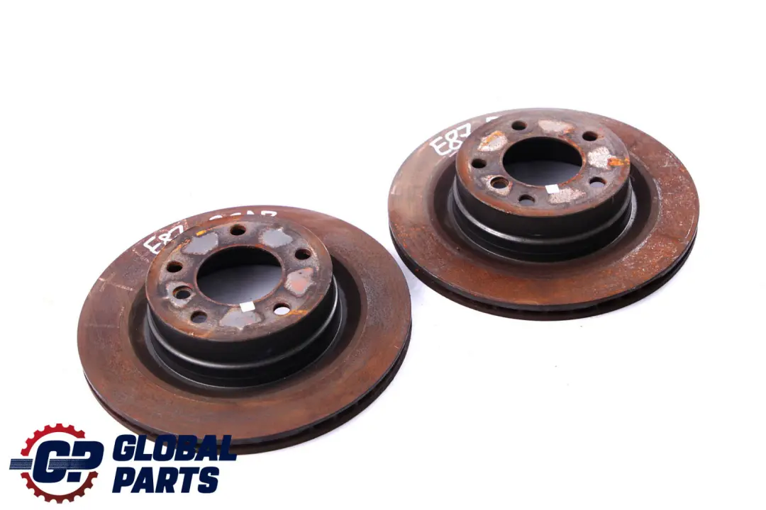 BMW 1 3 E87 E90 Rear Left Right N/O/S Wheel Ventilated Brake Disc Set 300x20 - SKU 6855007 - Part number 6855007