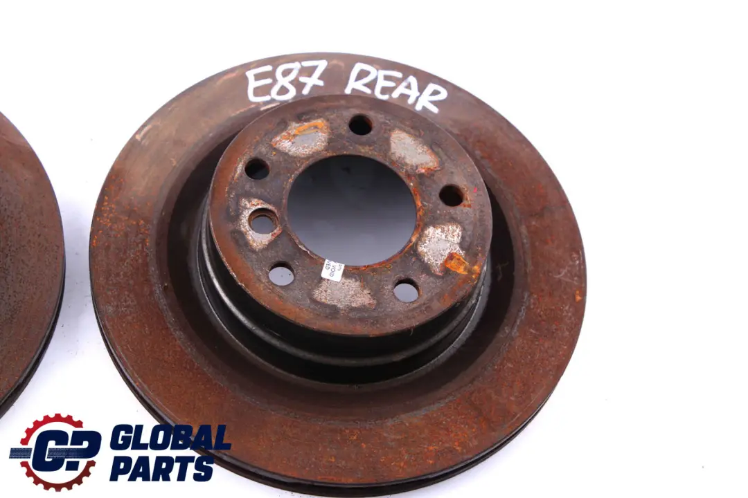 BMW E87 E90 posteriore sinistra destra ruota ventilata disco freno Set 300x20 - SKU 6855007 - Numero di parte 6855007