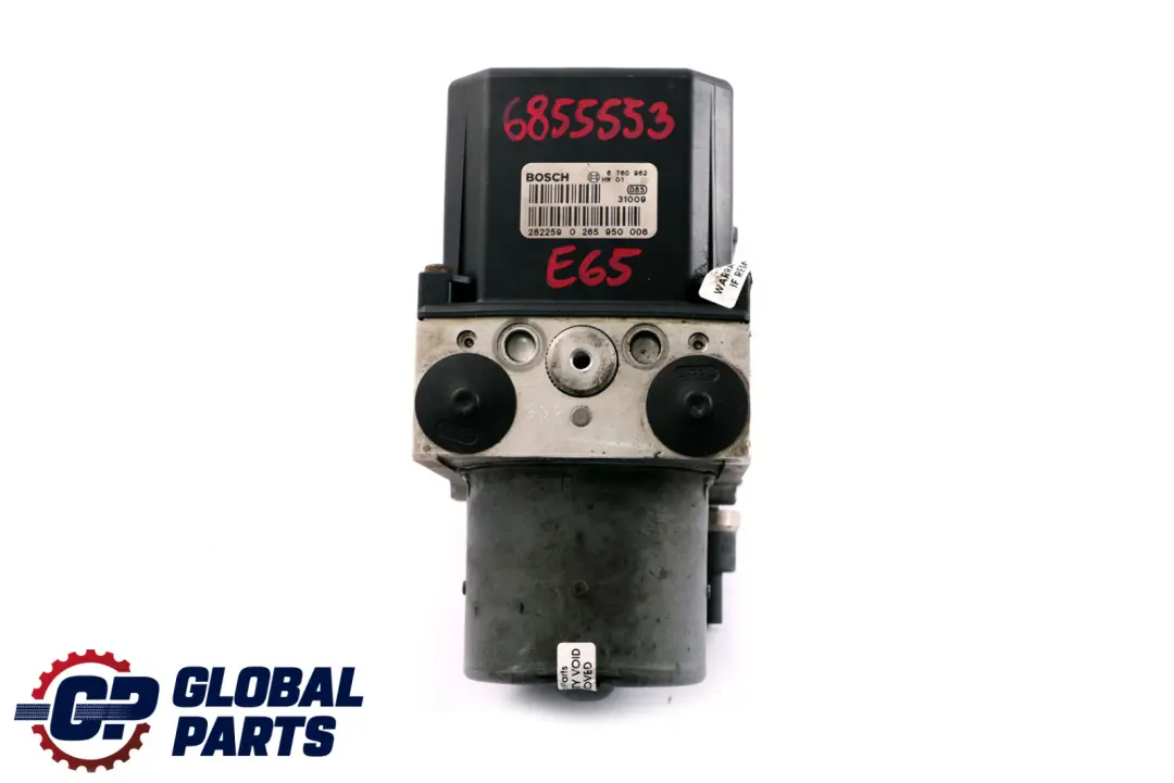 Hydro Braking Unit DSC Pump to BMW 7 Series E65 E66 with Part number 6760962 6760960 BMW 7 Series E65 E66 Hydro Braking Unit DSC Pump - SKU 6855553-1 - Part number 6760962 6760960