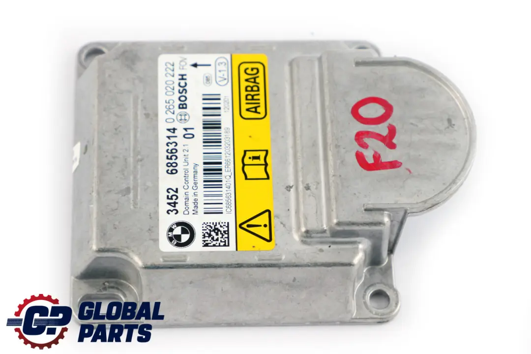 BMW 1 3 Series F20 F21 F30 F31 ECU ICM Plus Control Unit Module Airbag - SKU 6856314 - Part number 6863433