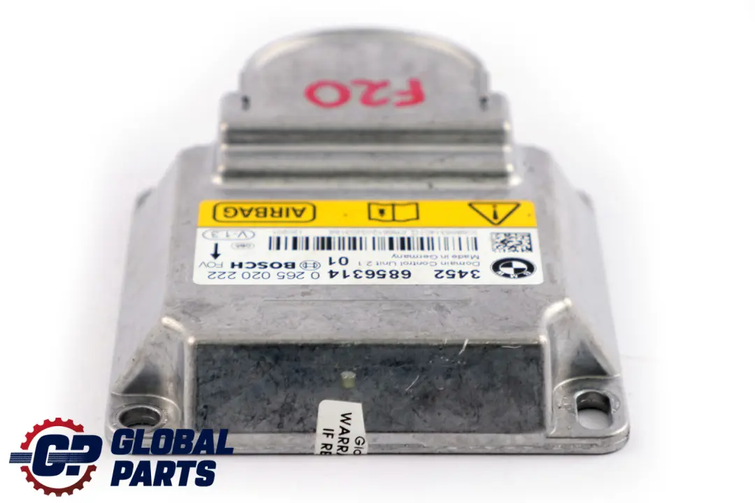 BMW 1 3 Series F20 F21 F30 F31 ECU ICM Plus Control Unit Module Airbag - SKU 6856314 - Part number 6863433