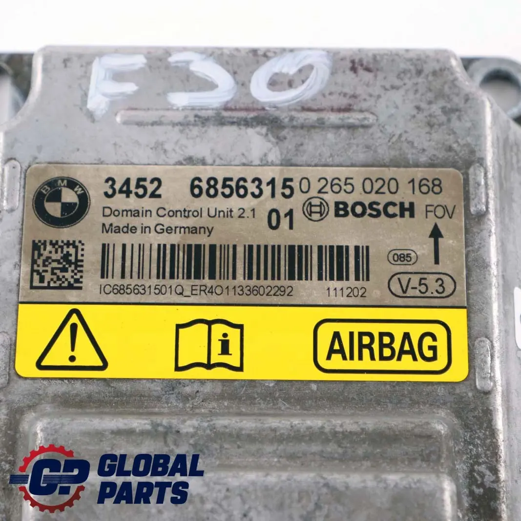 ECU ICM Steuergerät Airbag für BMW X 3 4 F25 F30 F32 F33 mit Teilenummer 6856315 BMW X 3 4 F25 F30 F32 F33 ECU ICM Steuergerät Airbag - SKU 6856315 - Teilenummer 6856315