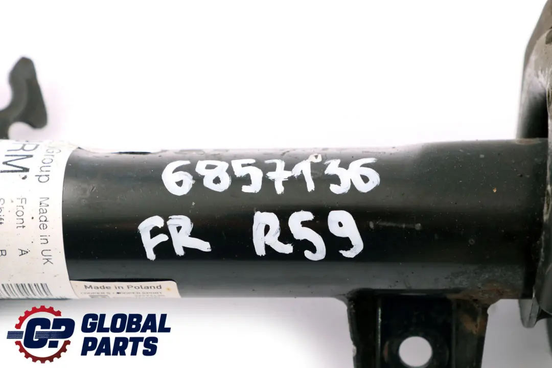 Front Right O/S Spring Strut Shock Absorber Damper to BMW Mini R59 Cooper S with Part number 6857136 BMW Mini R59 Cooper S Front Right O/S Spring Strut Shock Absorber Damper - SKU 6857136 - Part number 6857136