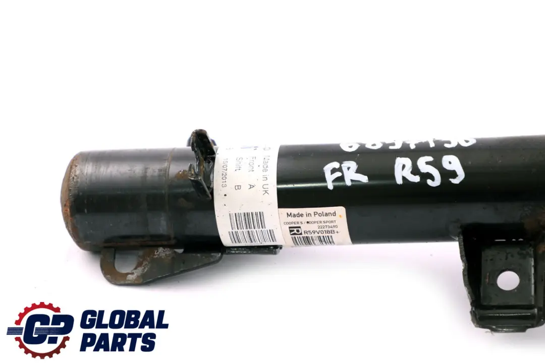 Front Right O/S Spring Strut Shock Absorber Damper to BMW Mini R59 Cooper S with Part number 6857136 BMW Mini R59 Cooper S Front Right O/S Spring Strut Shock Absorber Damper - SKU 6857136 - Part number 6857136