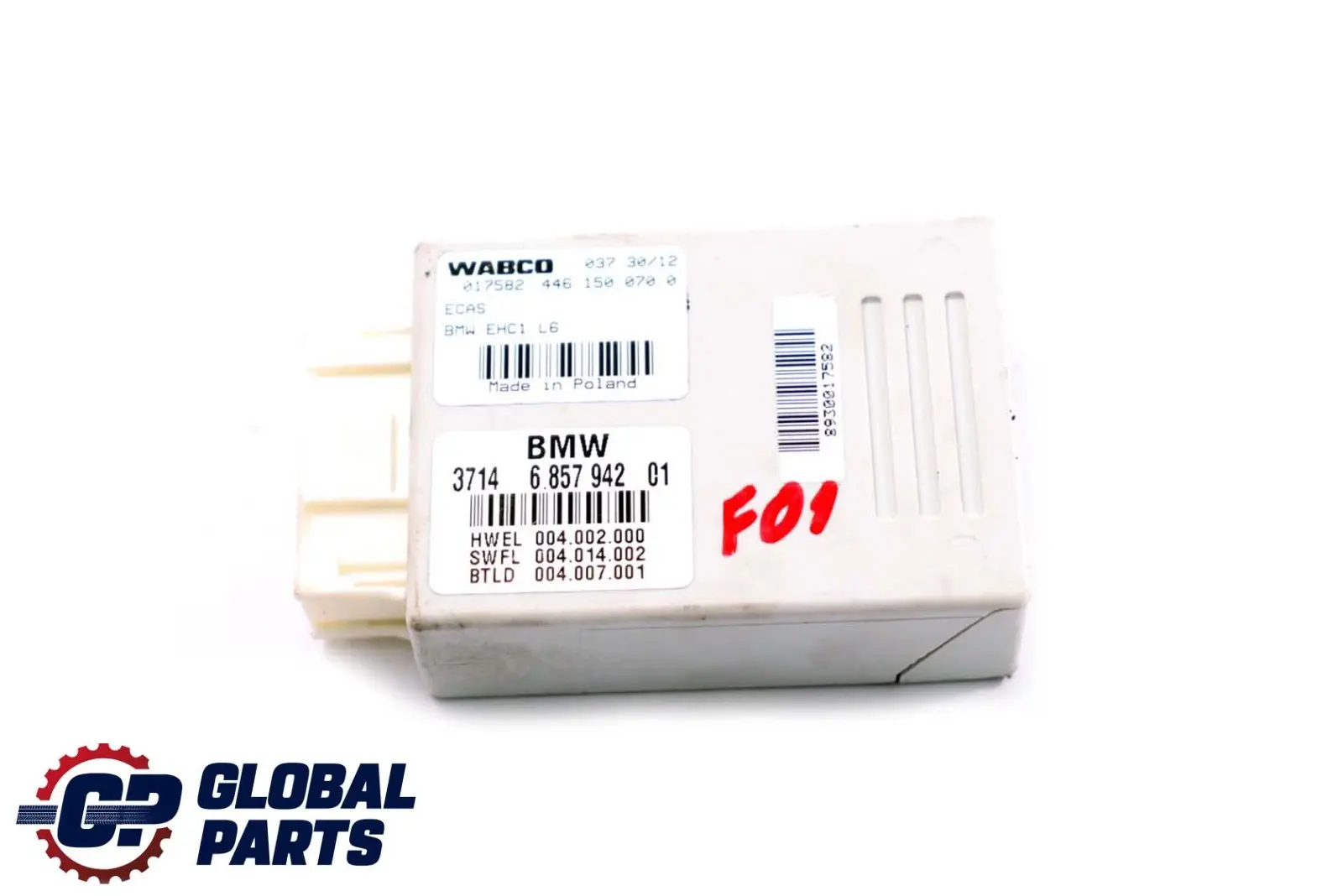 BMW F01 F02 Unidad De control De La suspension neumatica Eje trasero 6857942