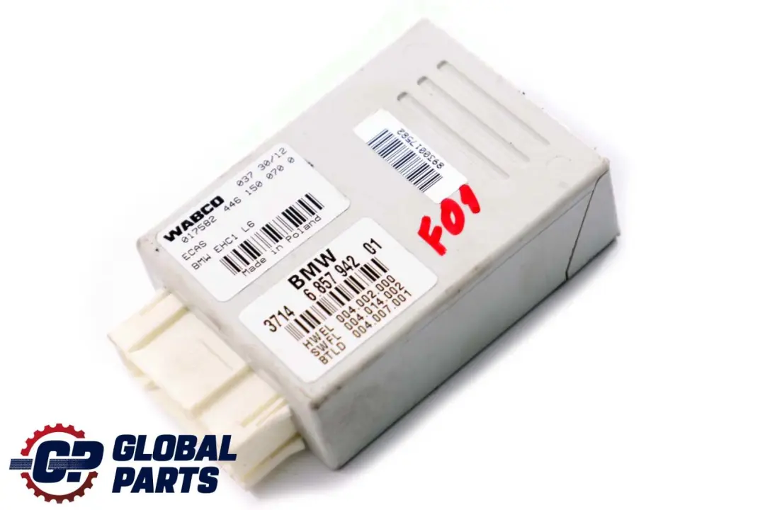 BMW F01 F02 Sospensione Pneumatica Unità Di Controllo Asse Posteriore - SKU 6857942 - Numero di parte 6857942