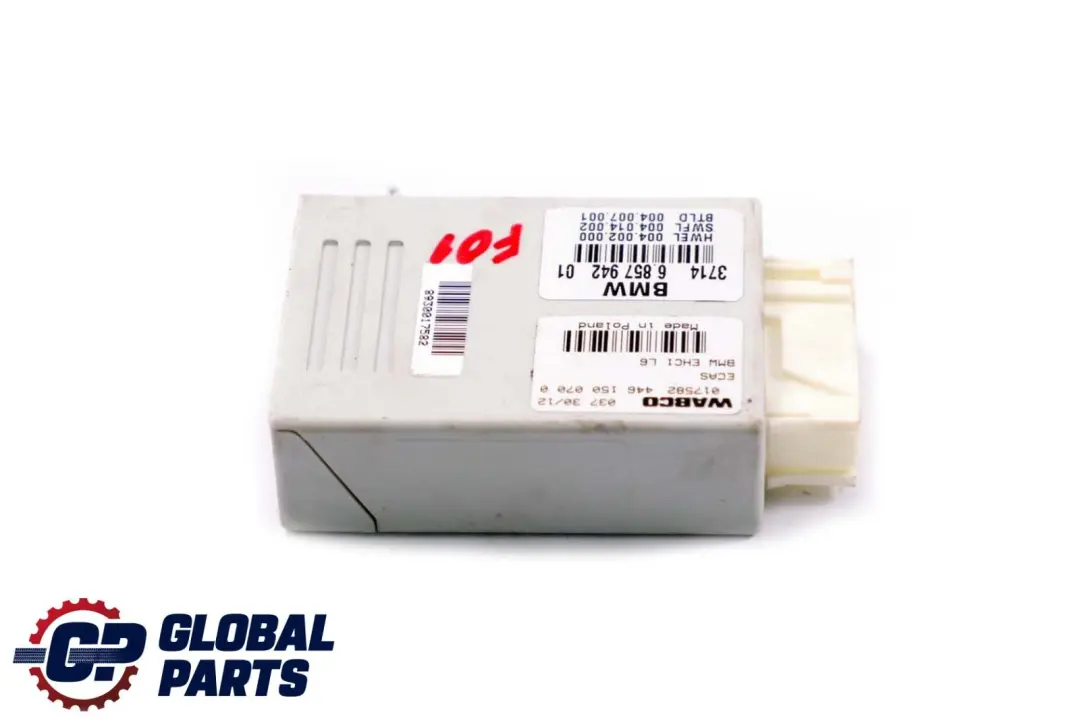 BMW F01 F02 Sospensione Pneumatica Unità Di Controllo Asse Posteriore - SKU 6857942 - Numero di parte 6857942