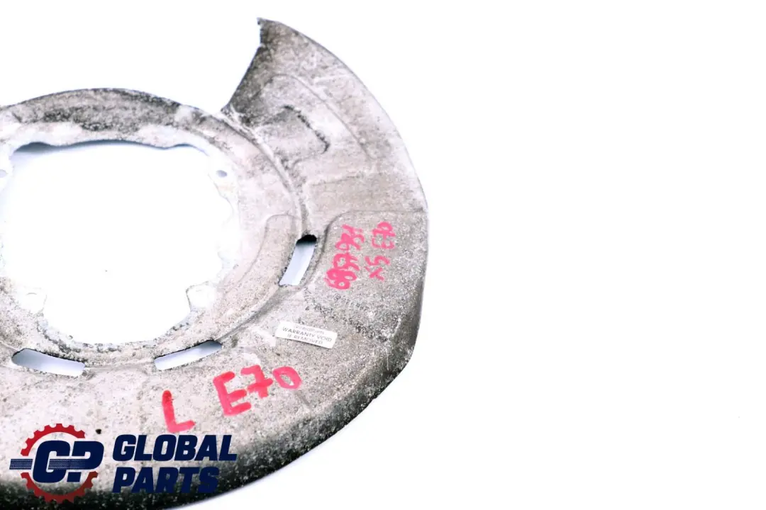 BMW X5 X6 Series E70 E71 Rear Brake Disc Protection Plate - SKU 6857981 - Part number 6857981