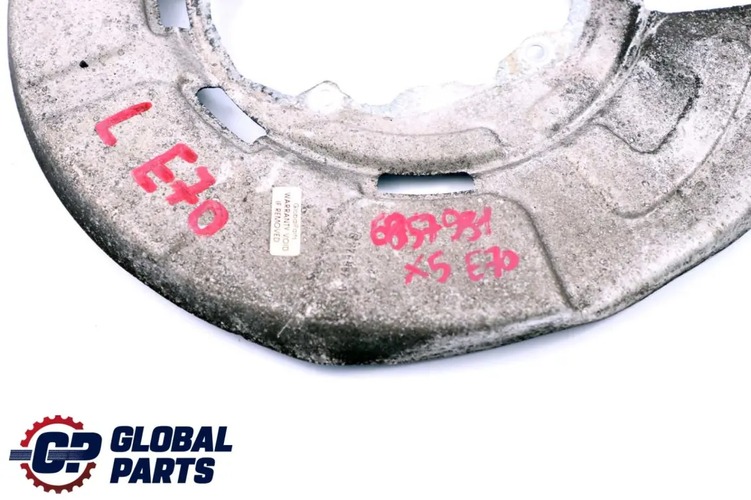 Posteriore Disco Parafango Piastra di Ancoraggio per BMW X5 X6 E70 E71 con numero di parte 6857981 BMW X5 X6 E70 E71 Posteriore Disco Parafango Piastra di Ancoraggio - SKU 6857981 - Numero di parte 6857981