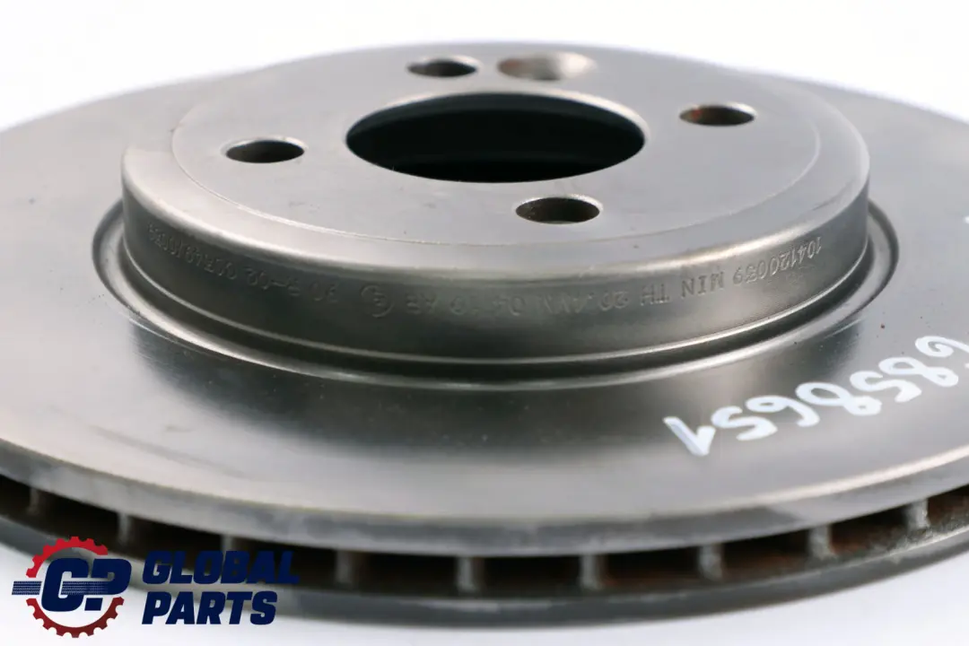 Front Left Right N/O/S Wheel Brake Disc to BMW Mini Cooper R55 R56 R57 with Part number 6858651 BMW Mini Cooper R55 R56 R57 Front Left Right N/O/S Wheel Brake Disc - SKU 6858651 - Part number 6858651