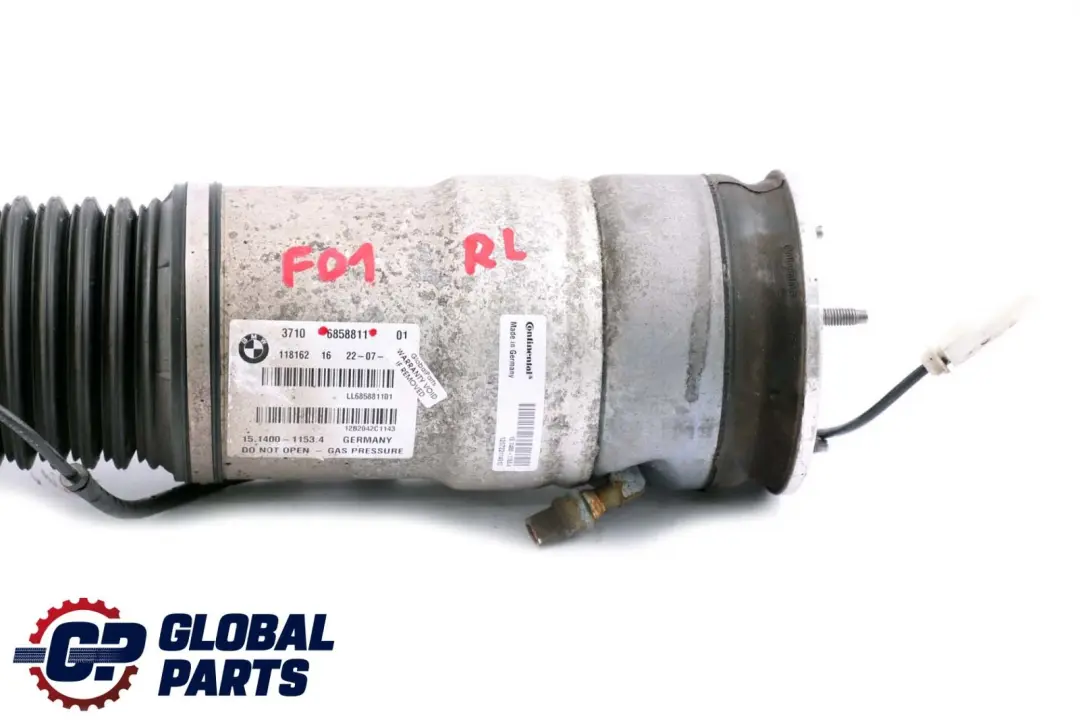 Suspension Rear Left N/S Spring Strut Shock Absorber to BMW F01 LCI Air with Part number 6858811 BMW F01 LCI Air Suspension Rear Left N/S Spring Strut Shock Absorber - SKU 6858811 - Part number 6858811