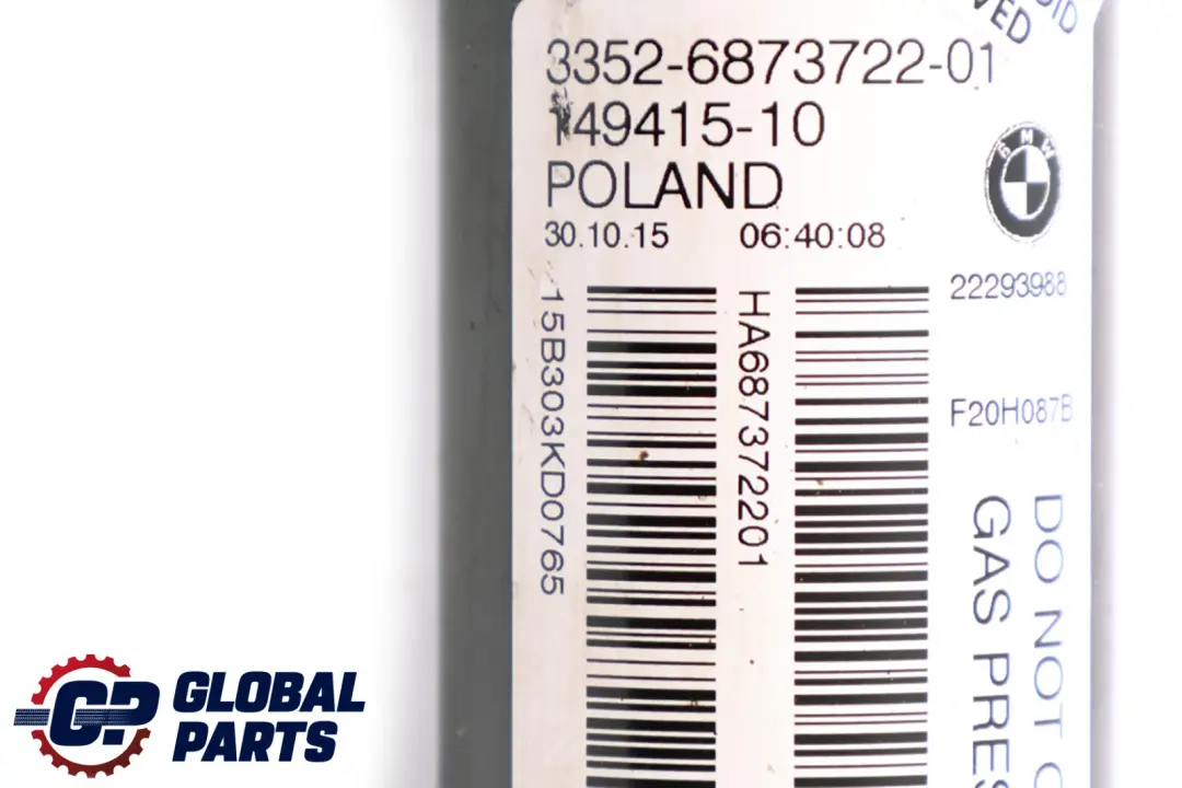 Ammortizzatore della Sospensione Posteriore per BMW 1 Series F20 F21 LCI con numero di parte 6873722 BMW 1 Series F20 F21 LCI Ammortizzatore della Sospensione Posteriore - SKU 6860328 - Numero di parte 6873722