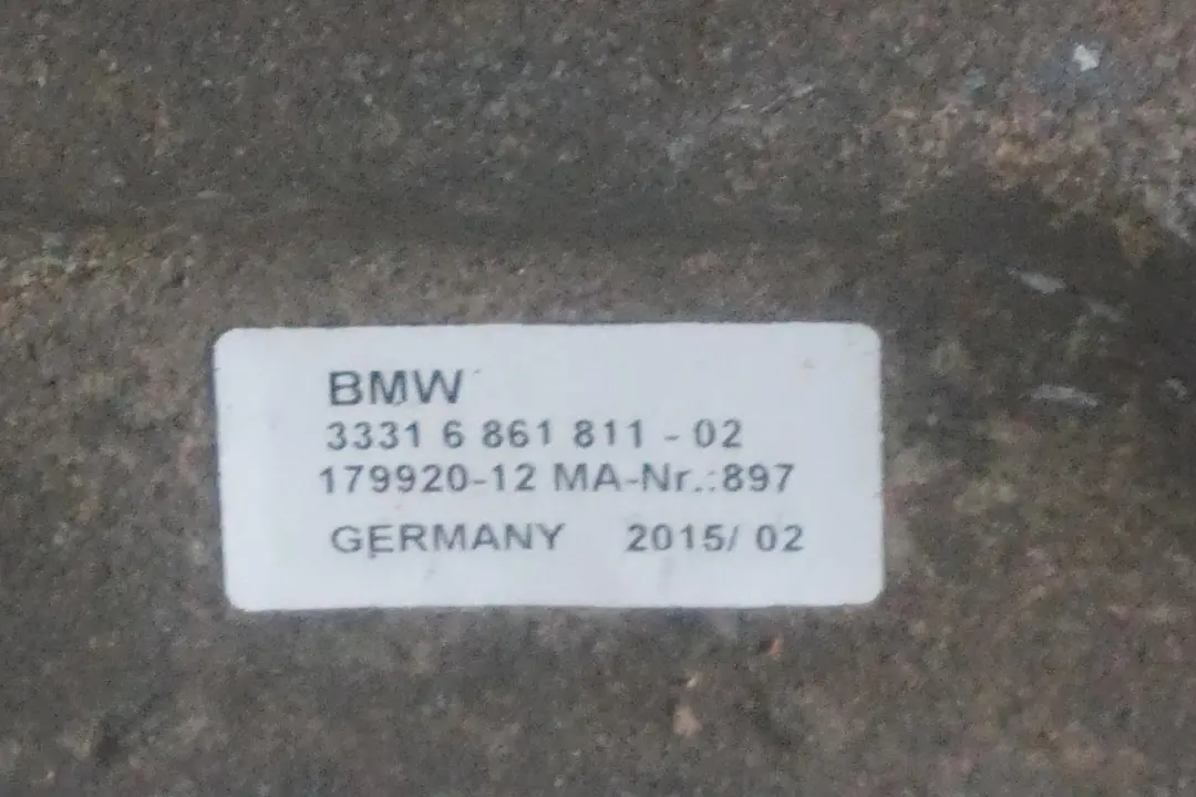 BMW F31 LCI F34 GT Wspornik Belka Rozpórka Podwozia - SKU 6861811 - Numer Części 6861811