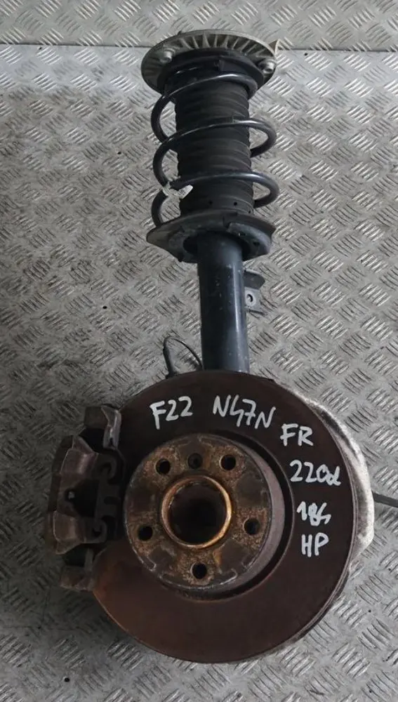 N47N Front Right O/S Suspension Leg Spring Strut Axle Hub to BMW 2 Series F22 220d with Part number 6862171 BMW 2 Series F22 220d N47N Front Right O/S Suspension Leg Spring Strut Axle Hub - SKU 6862171 - Part number 6862171