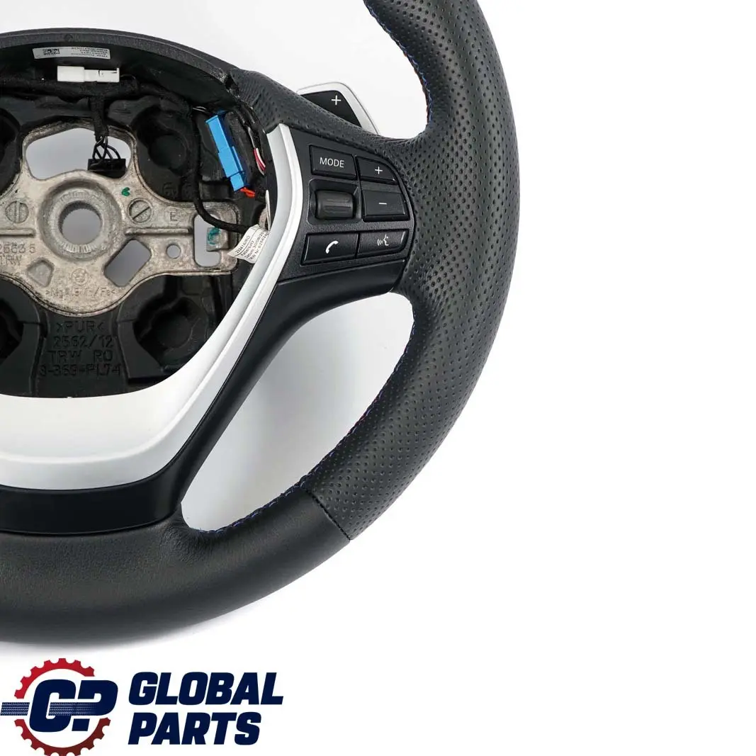 NUEVO Volante deportivo De cuero negro Paddle Shift para BMW F20 F21 F22 F30 F31 F32 con número de pieza 6863347 BMW F20 F21 F22 F30 F31 F32 NUEVO Volante deportivo De cuero negro Paddle Shift - SKU 6863347-1 - Número de pieza 6863347