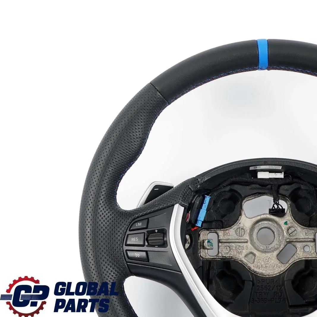 NUEVO Volante deportivo De cuero negro Paddle Shift para BMW F20 F21 F22 F30 F31 F32 con número de pieza 6863347 BMW F20 F21 F22 F30 F31 F32 NUEVO Volante deportivo De cuero negro Paddle Shift - SKU 6863347-1 - Número de pieza 6863347