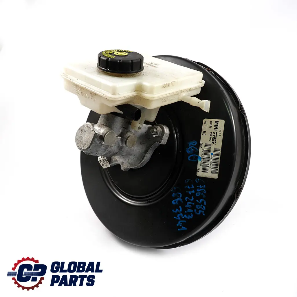 Servofreno Unità Cilindro Maestro per Mini Cooper R55 R56 R57 R60 con numero di parte 6785191 Mini Cooper R55 R56 R57 R60 Servofreno Unità Cilindro Maestro - SKU 6863498 - Numero di parte 6785191